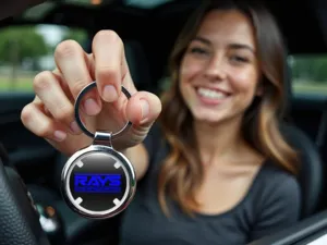 Rays Portachiavi Sicurezza Lega Resistente Max